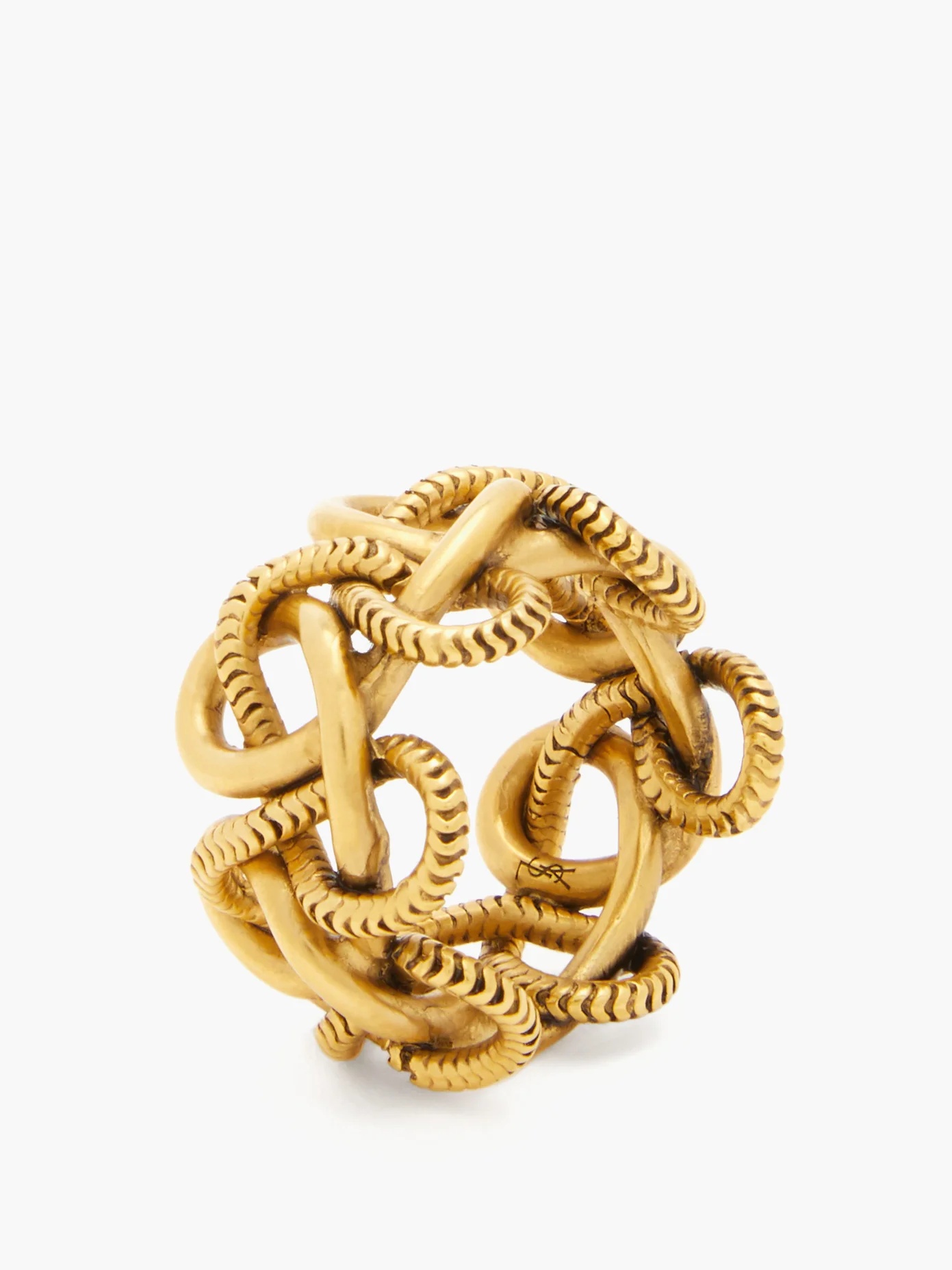 Knotted rope ring - 3