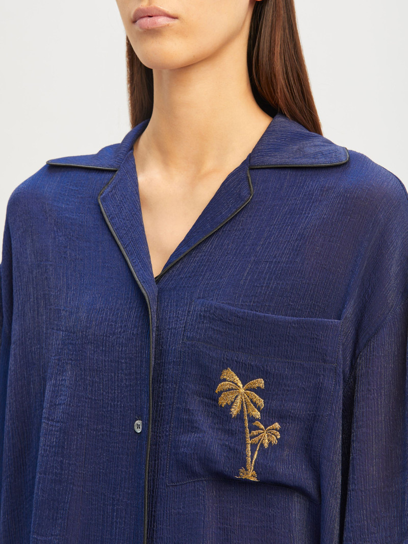 Soiree Pajama Bowling Shirt 6