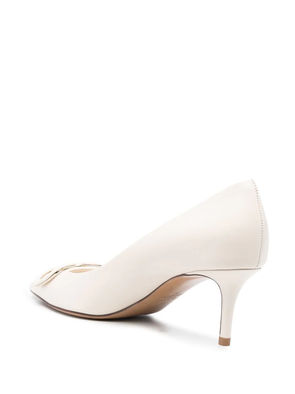 VLogo 75mm leather pumps - 3