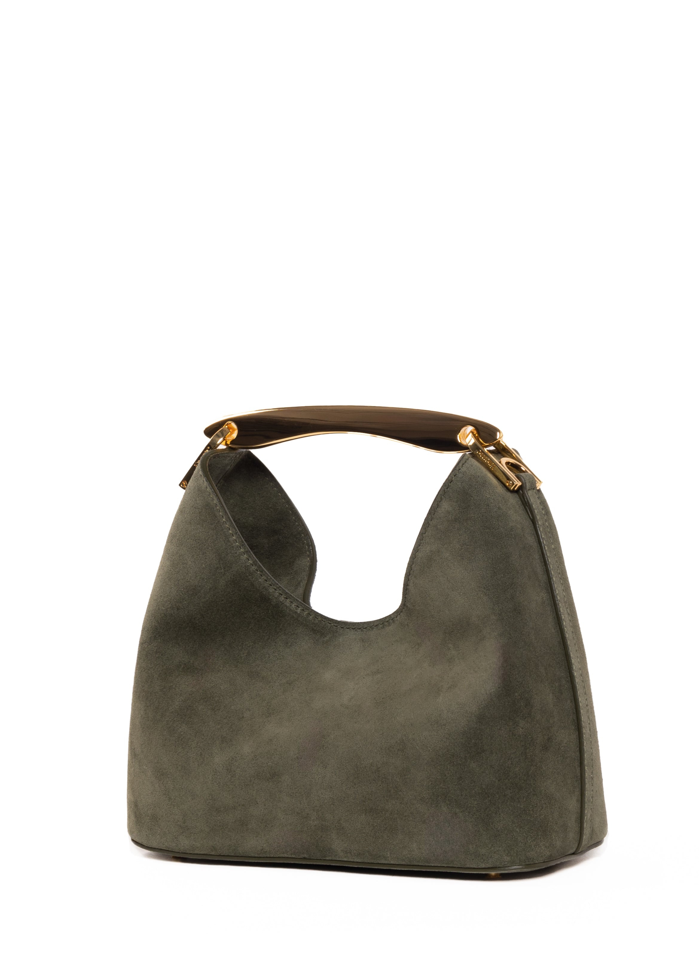Small Boomerang Suede Khaki - 3