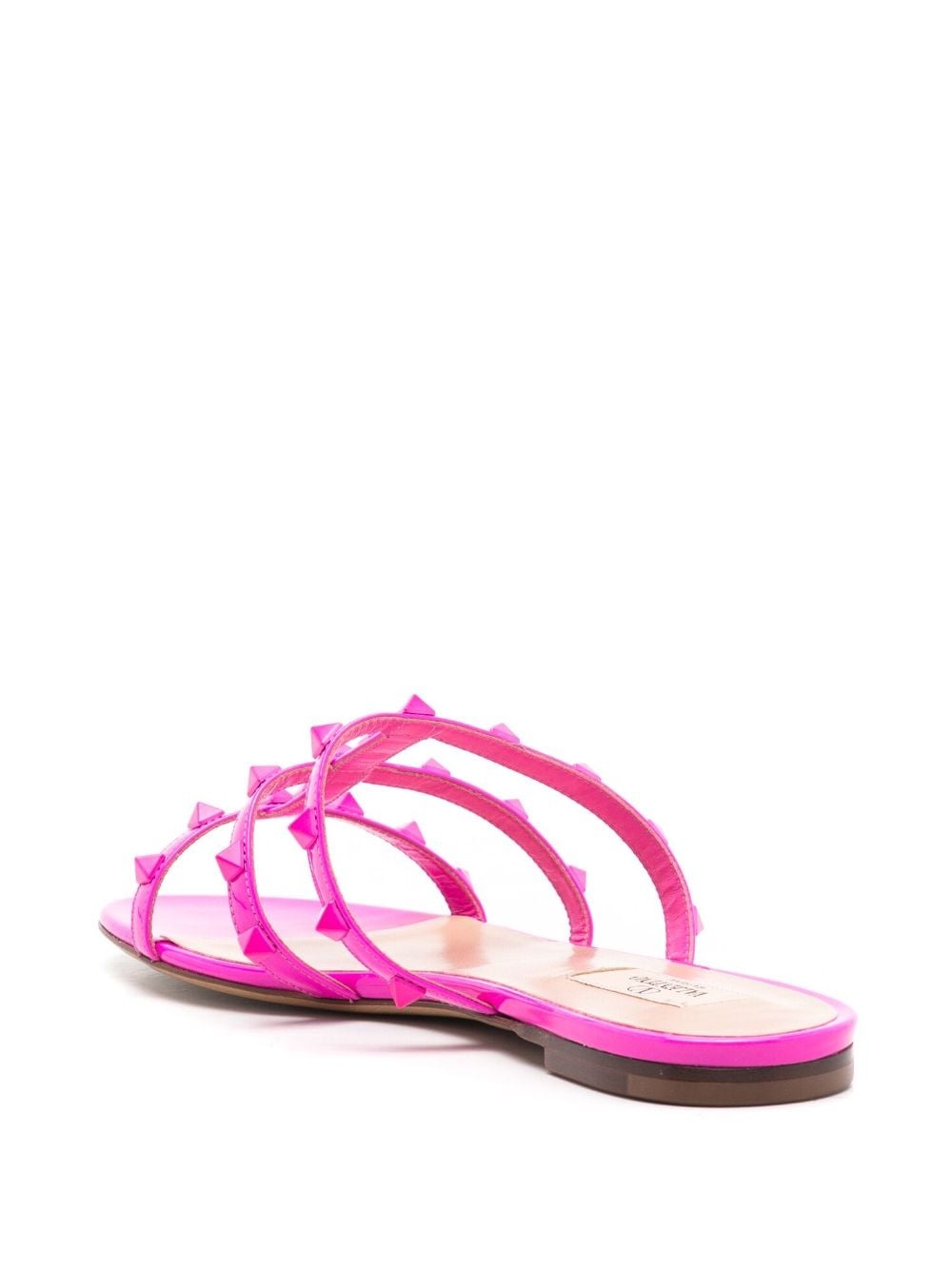 Rockstud-embellished slip-on sandals - 3