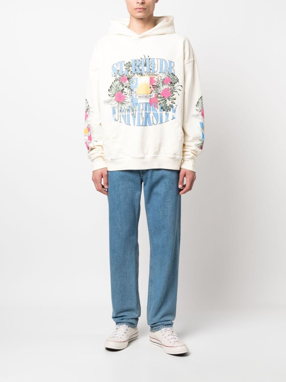 graphic-print hoodie - 2