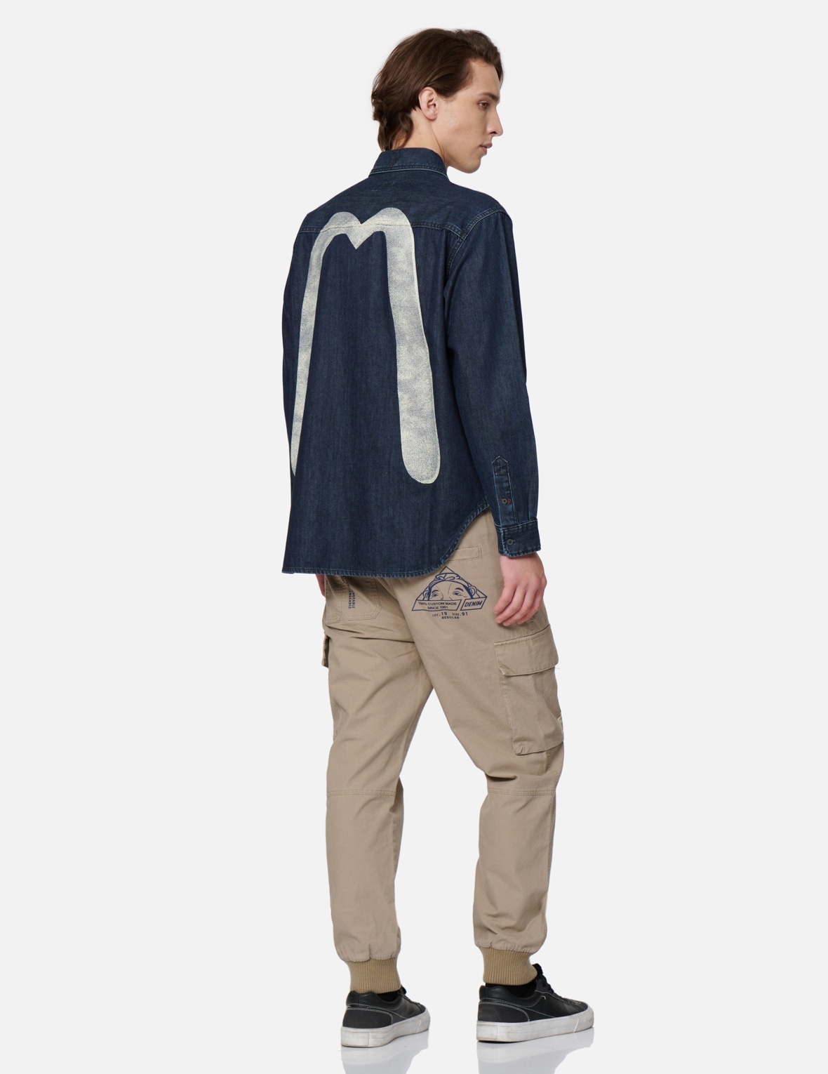 CLASSIC DAICOCK PRINT DENIM SHIRT - 3