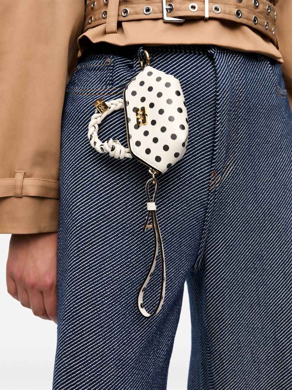 polka dot-print mini bag - 2