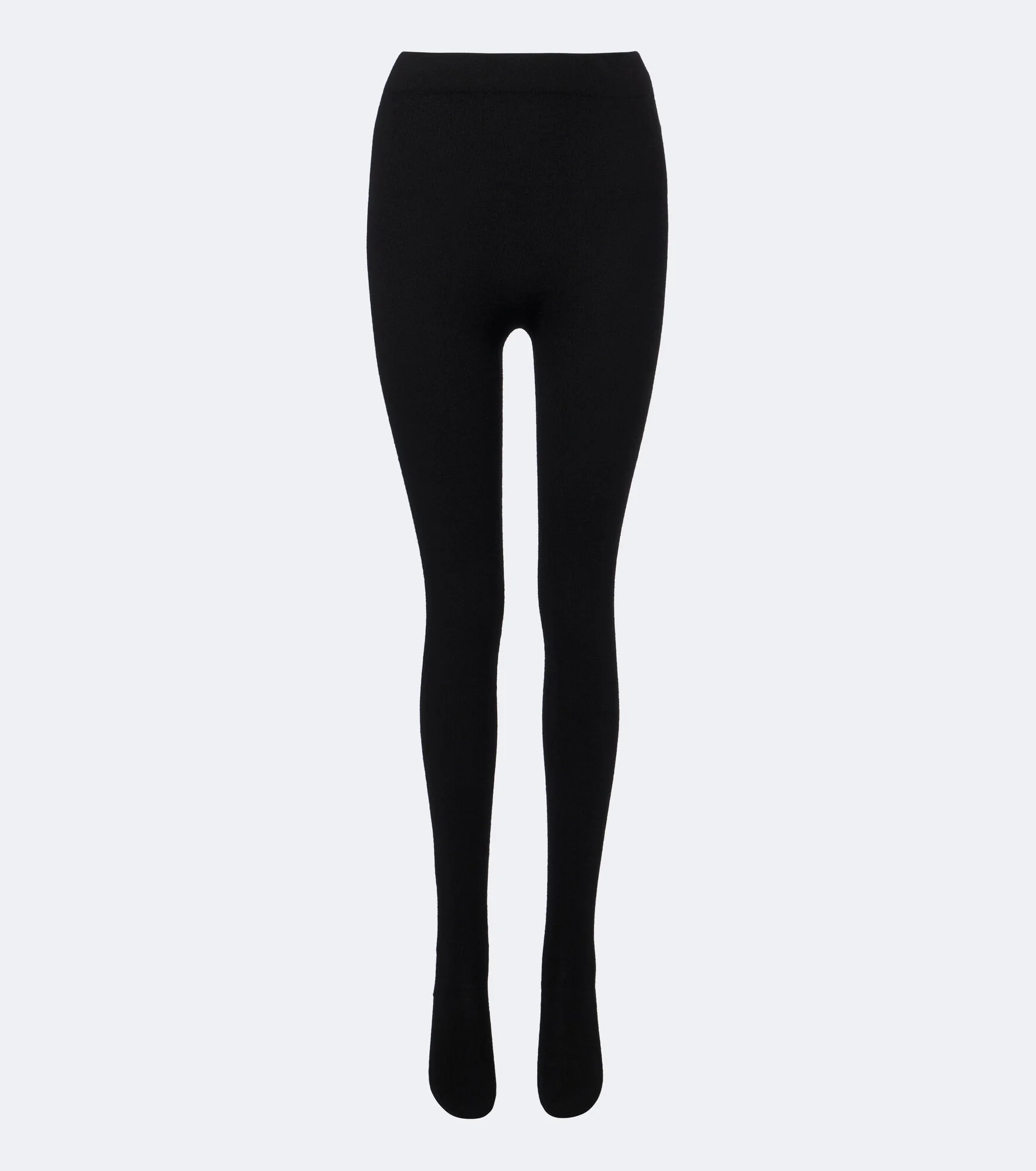Whit cashmere and wool tights - 1