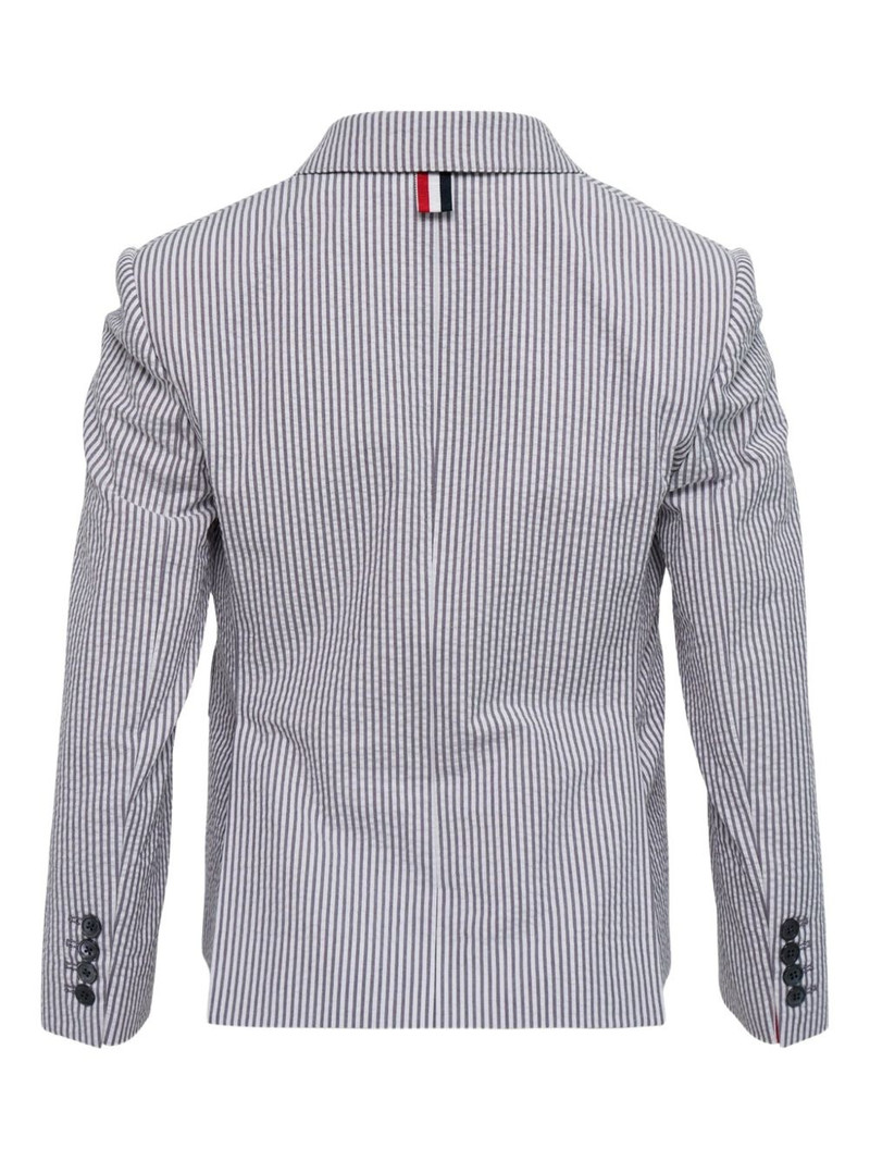 Thom Browne high armhole sport striped-pattern jacket outlook