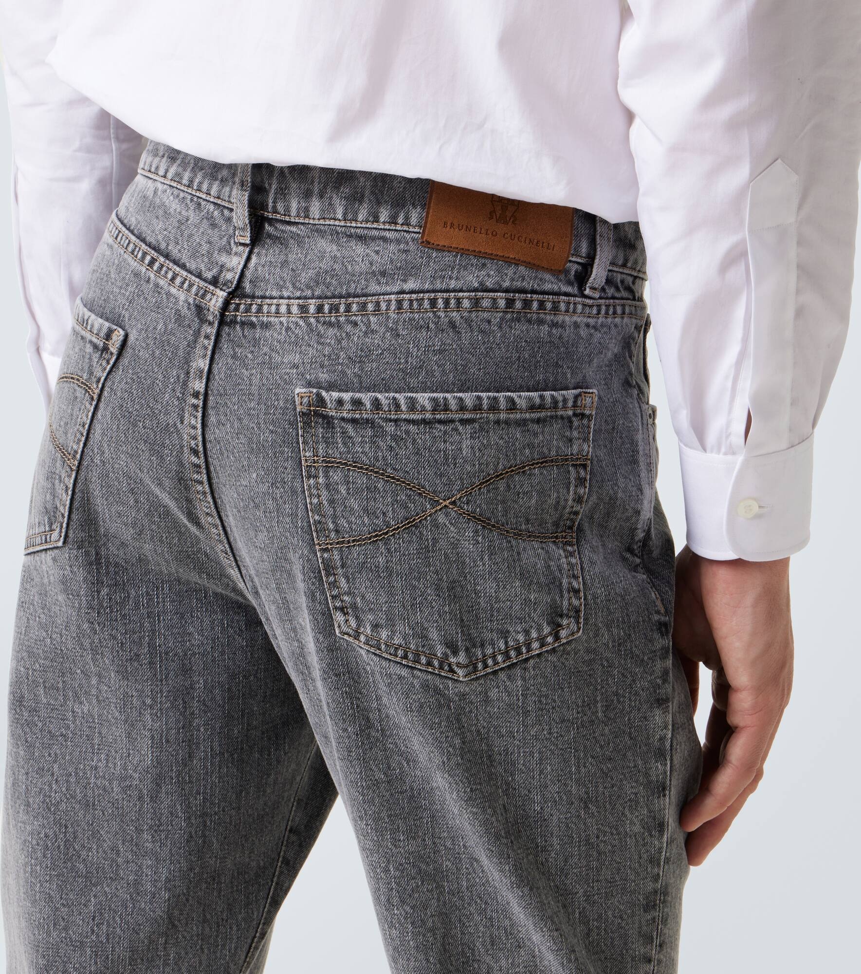 Mid-rise slim jeans - 6