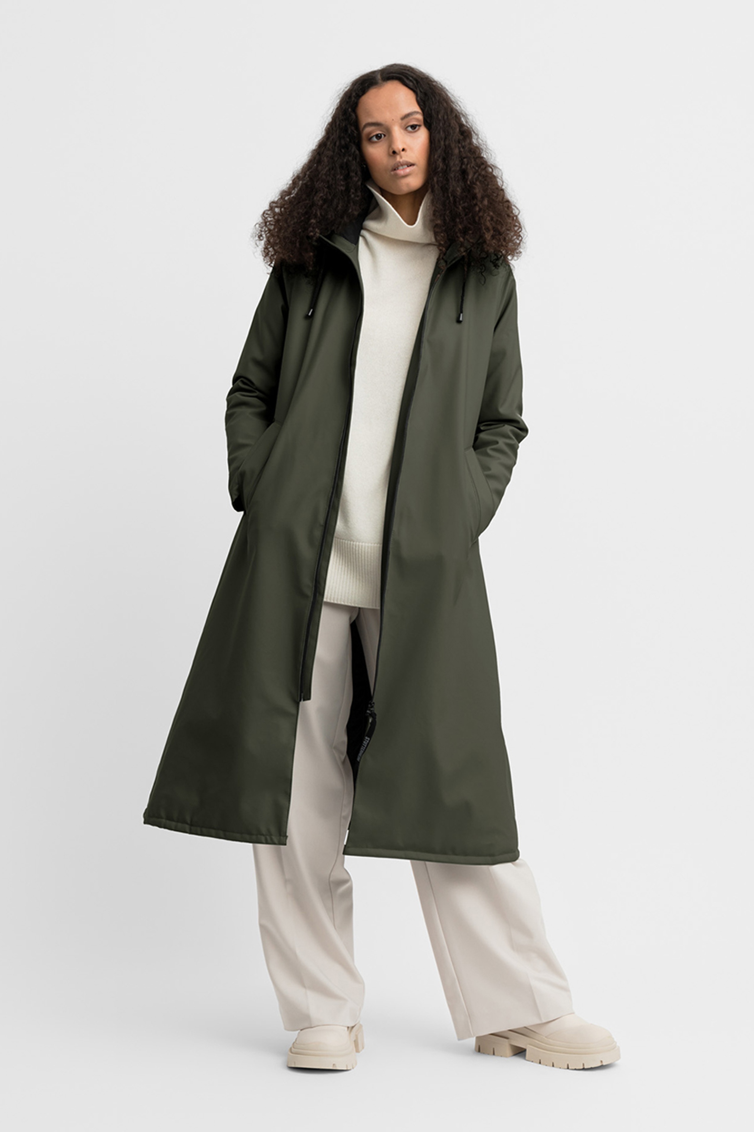 Mosebacke Long Winter Khaki Green - 4
