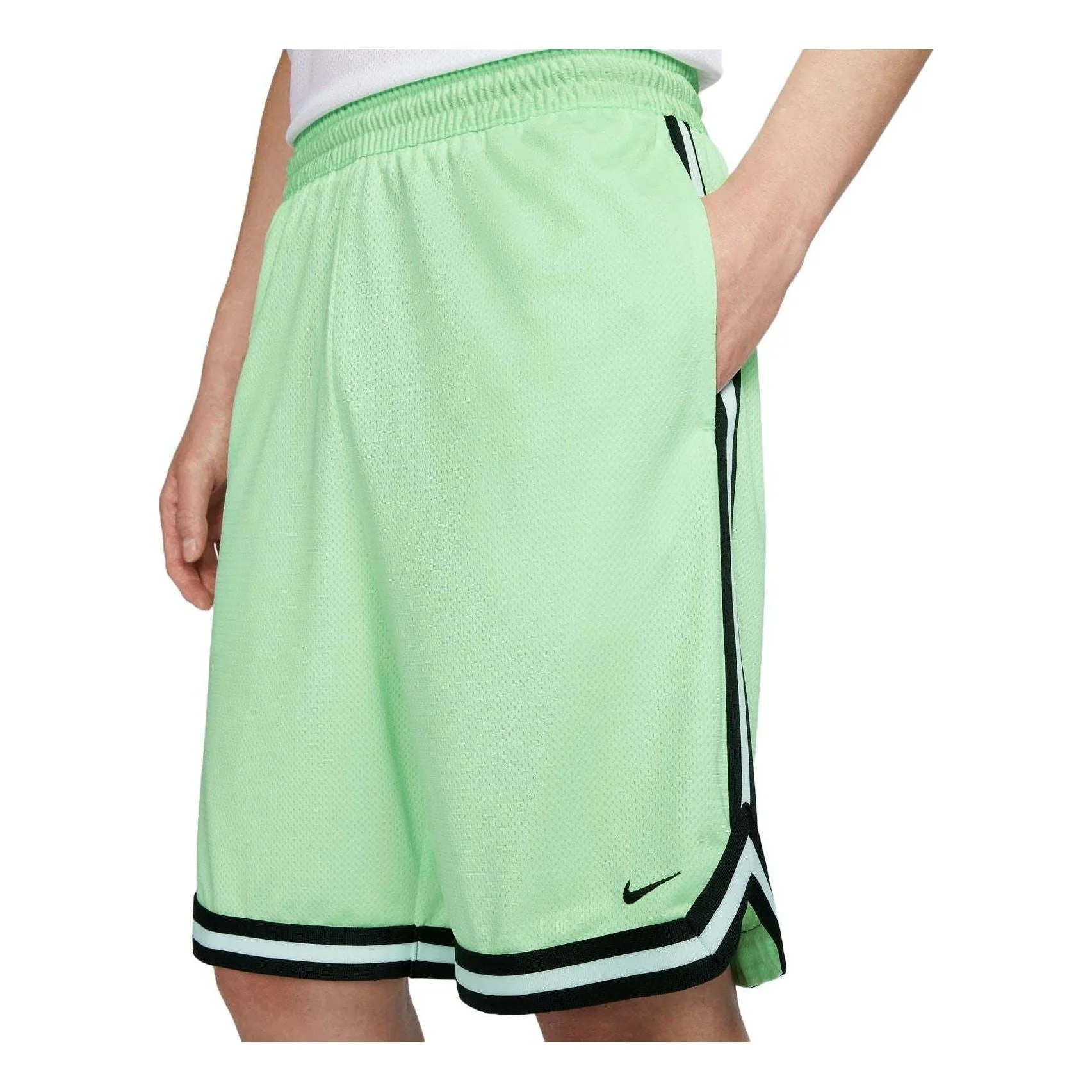 Nike DNA Dri-FIT Basketball Shorts Asia Sizing 'Light Green Black' FN2605-376 - 1