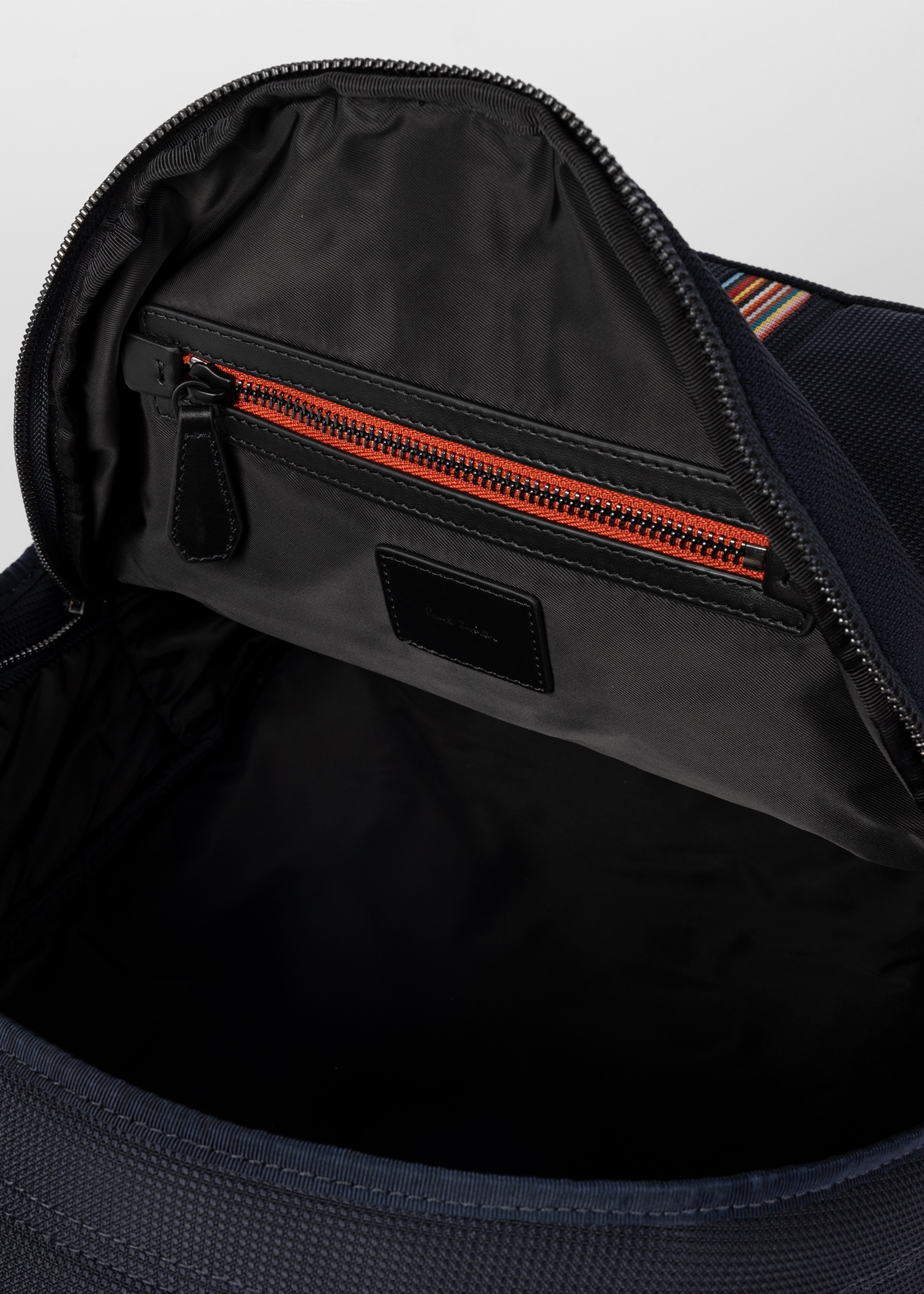 Navy 'Signature Stripe' Backpack - 8