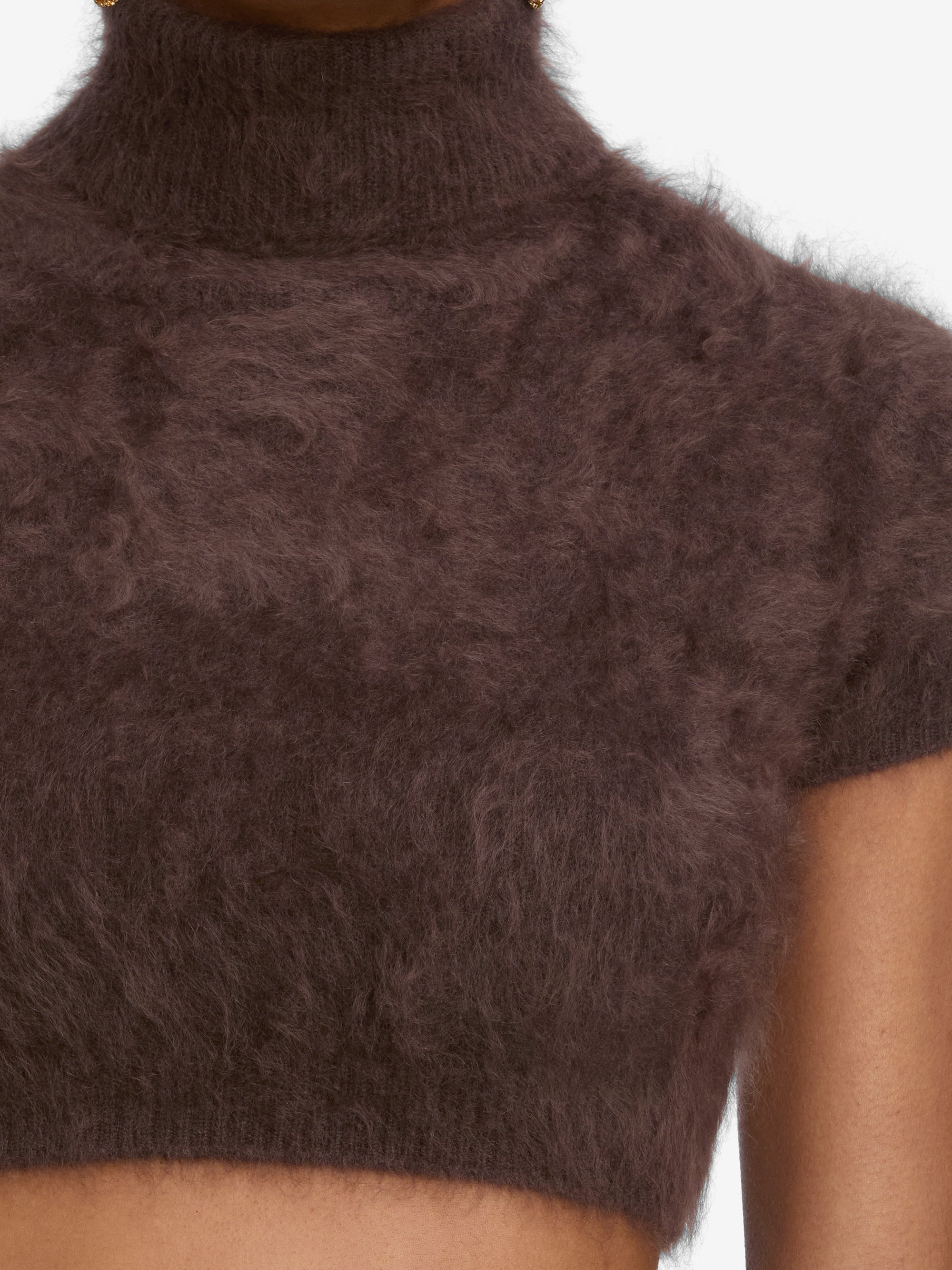 The Teddy Turtleneck in Coffee - 4