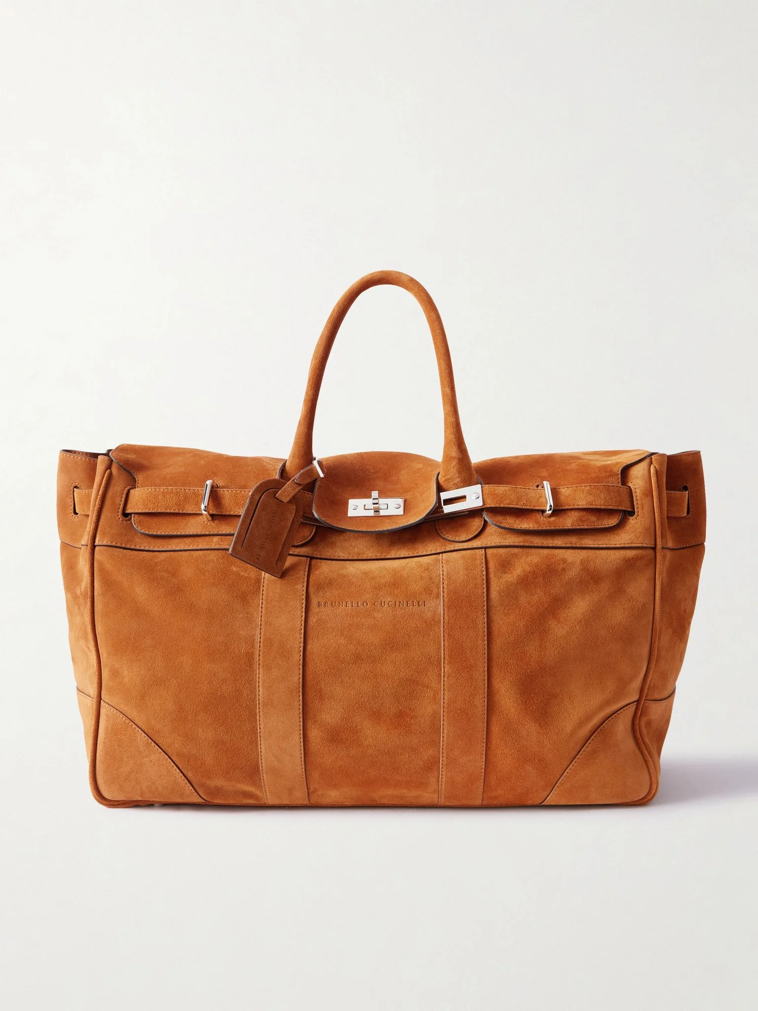 Suede Weekend Bag Tan - 1