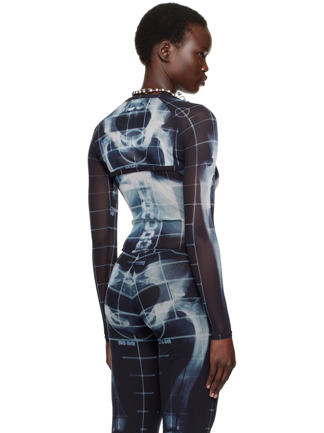Black & Blue 'The Squeletor' Cardigan - 3