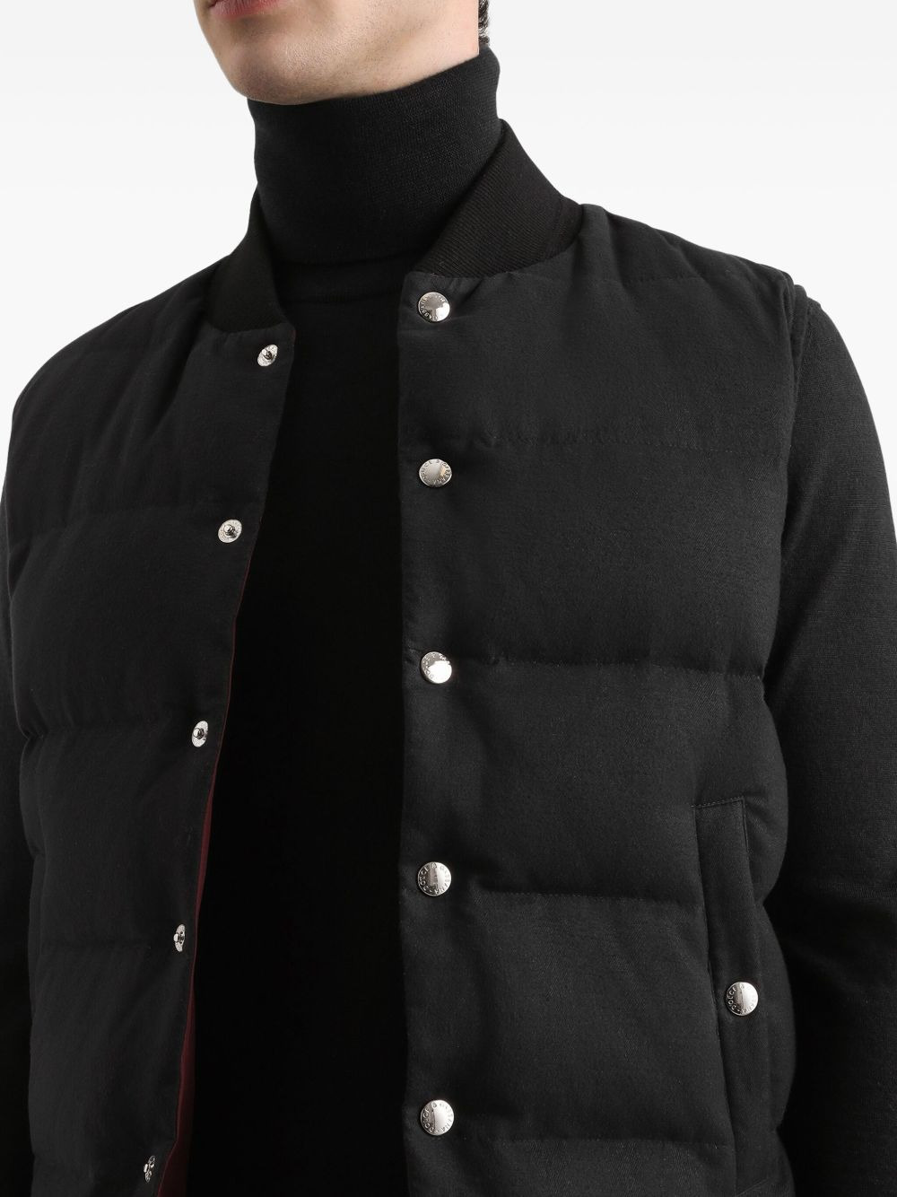 quilted padded gilet - 4