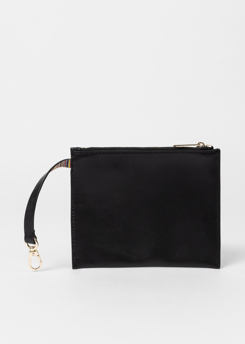 Leather 'Signature Stripe' Bucket Bag 7