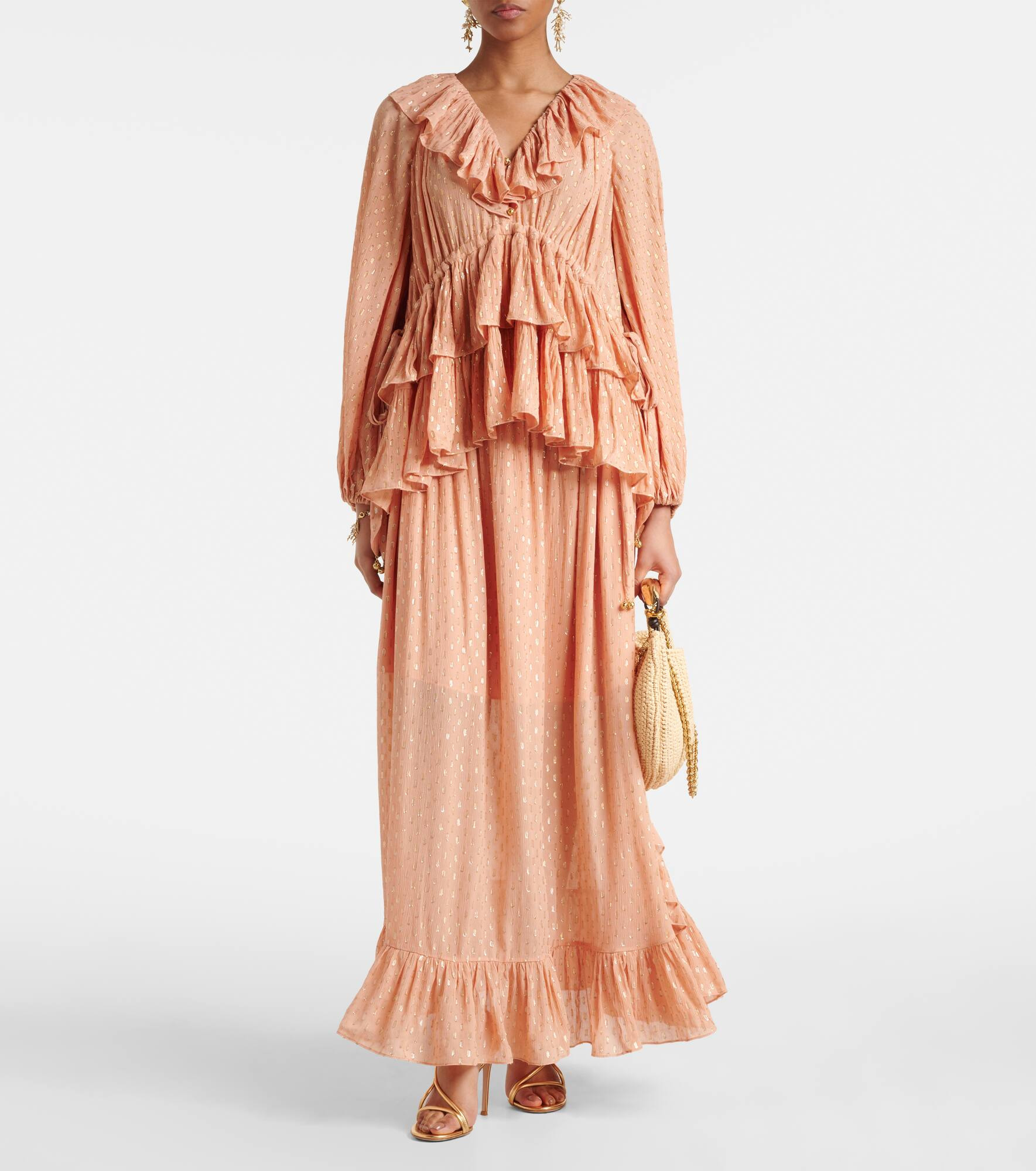 Rhiannon frilled maxi skirt - 2