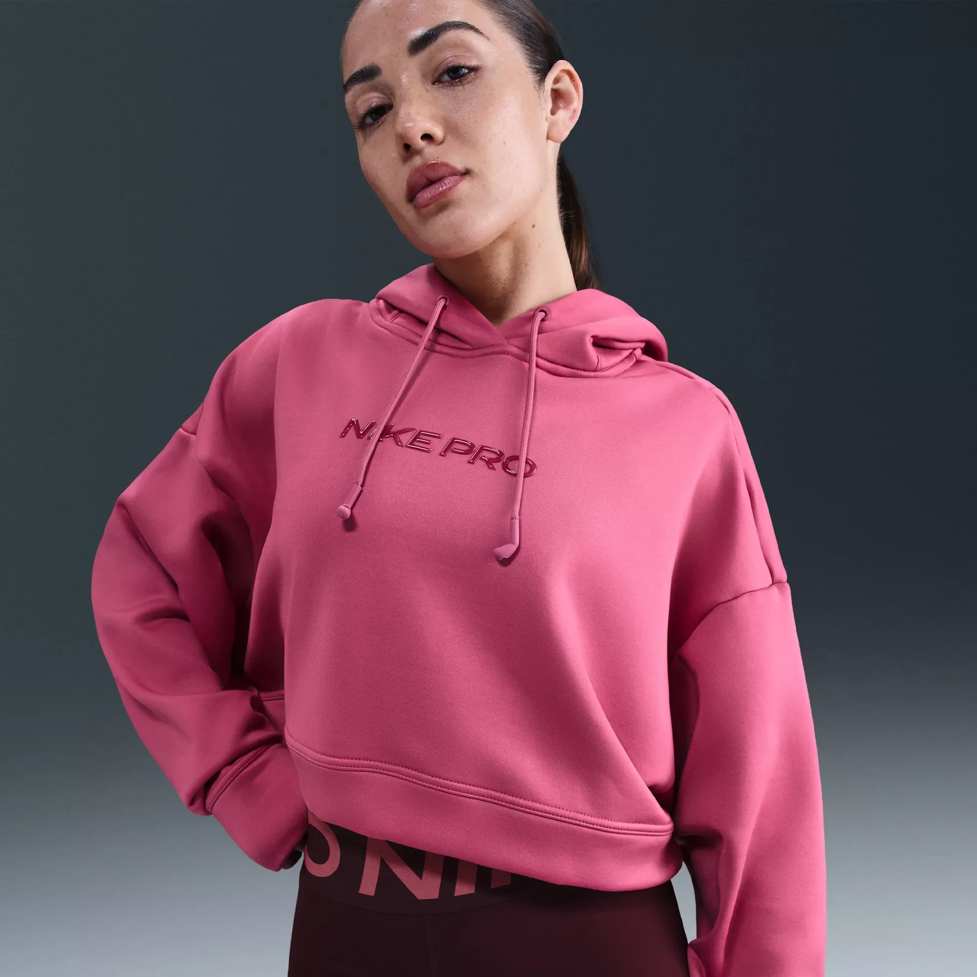 Nike Women's Pro Therma-FIT Fleece Hoodie - 1