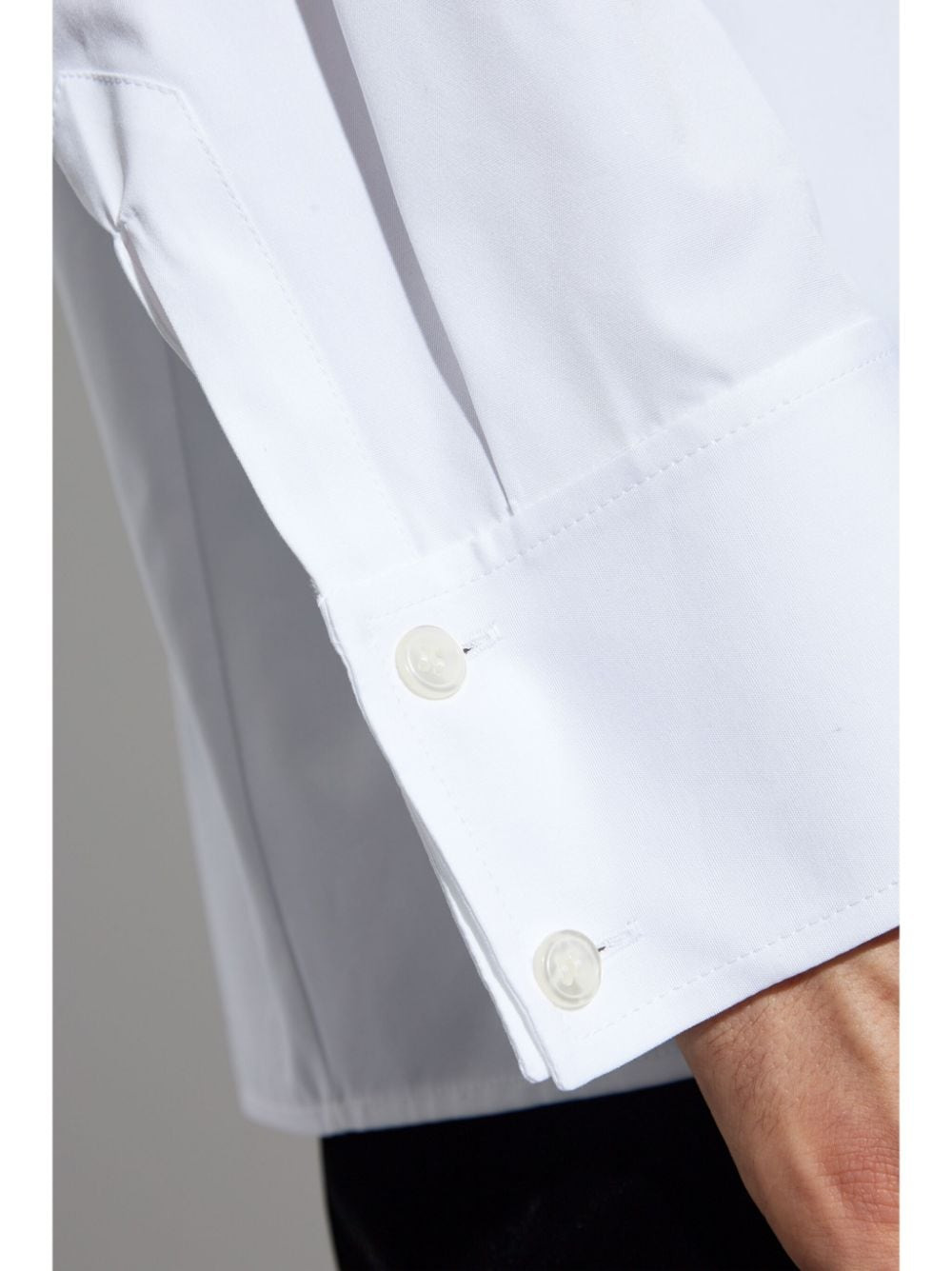 Saint Laurent Men Poplin Shirt - 4