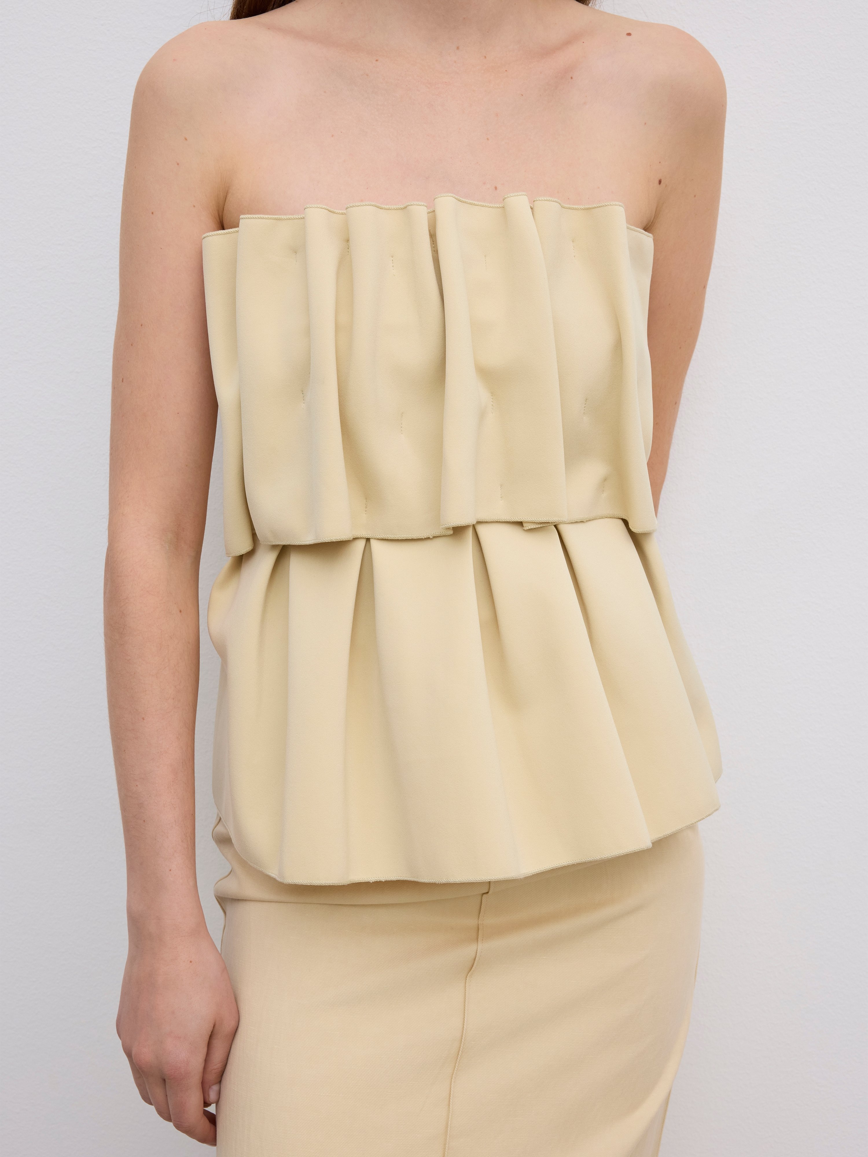 Sculpted tube top - 3