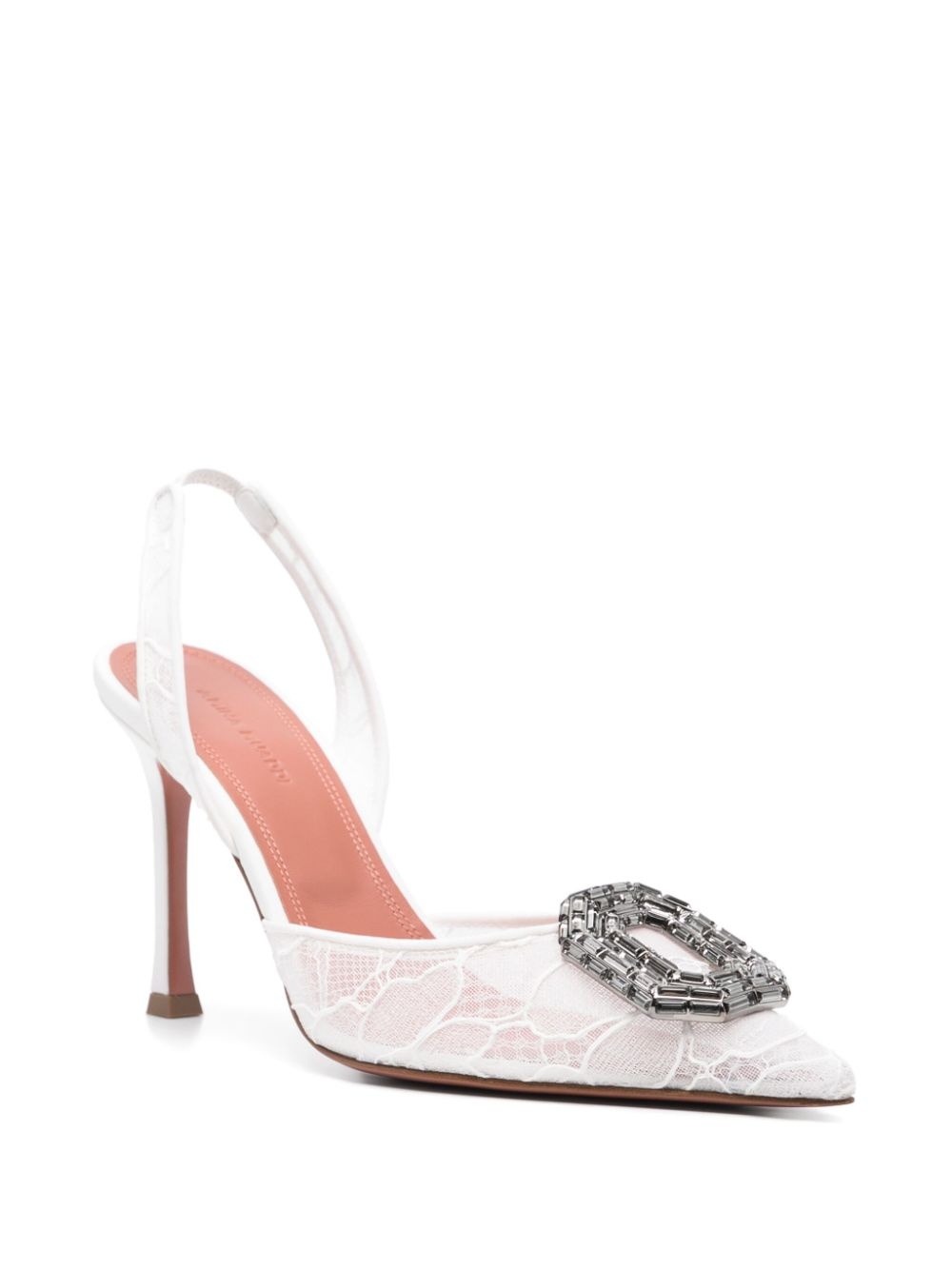 90mm Camelia slingback pumps - 2