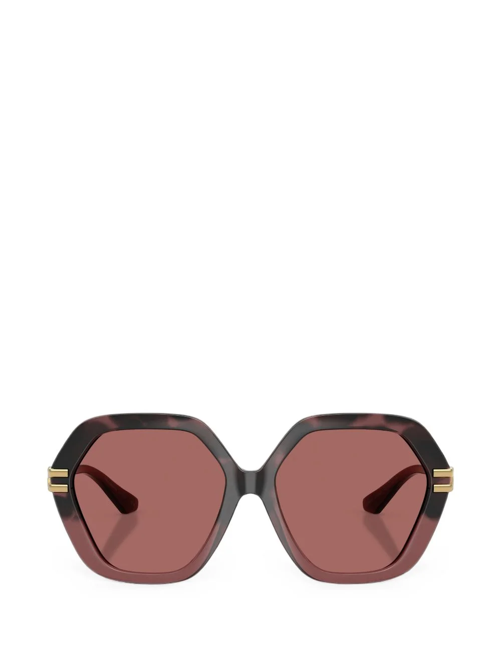 geometric-frame sunglasses - 1