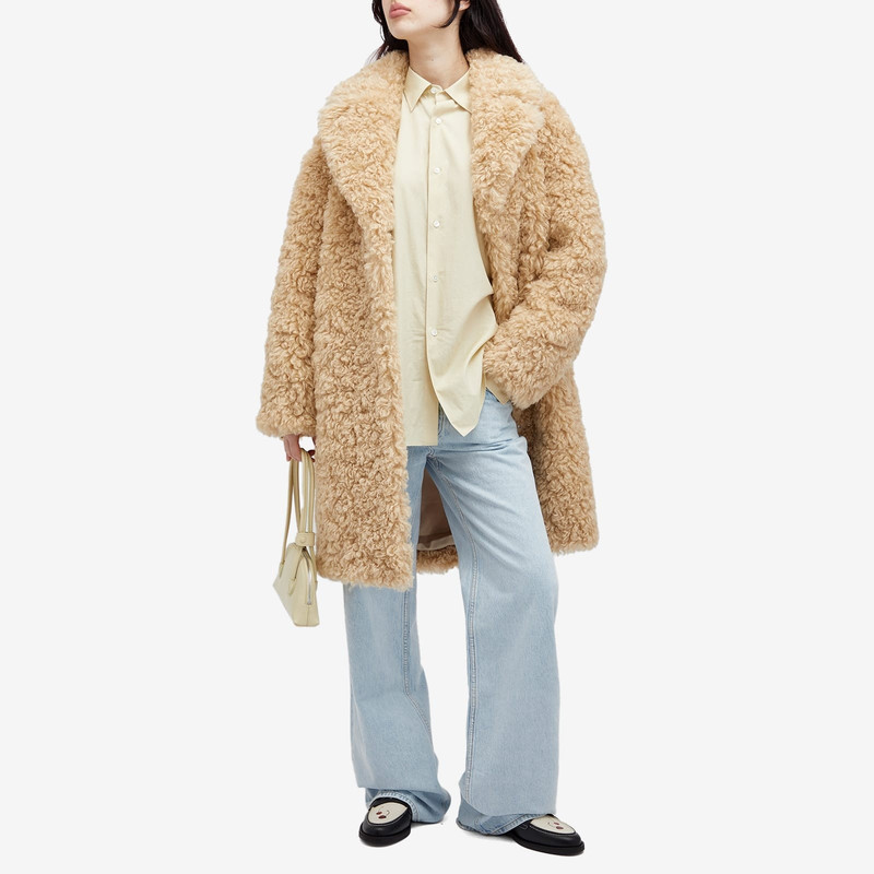 STAND STUDIO Stand Studio Midi Faux Fur Coat outlook
