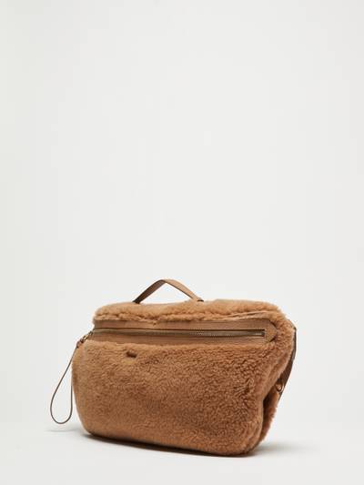Max Mara BIGBAN6 Teddy fabric backpack outlook