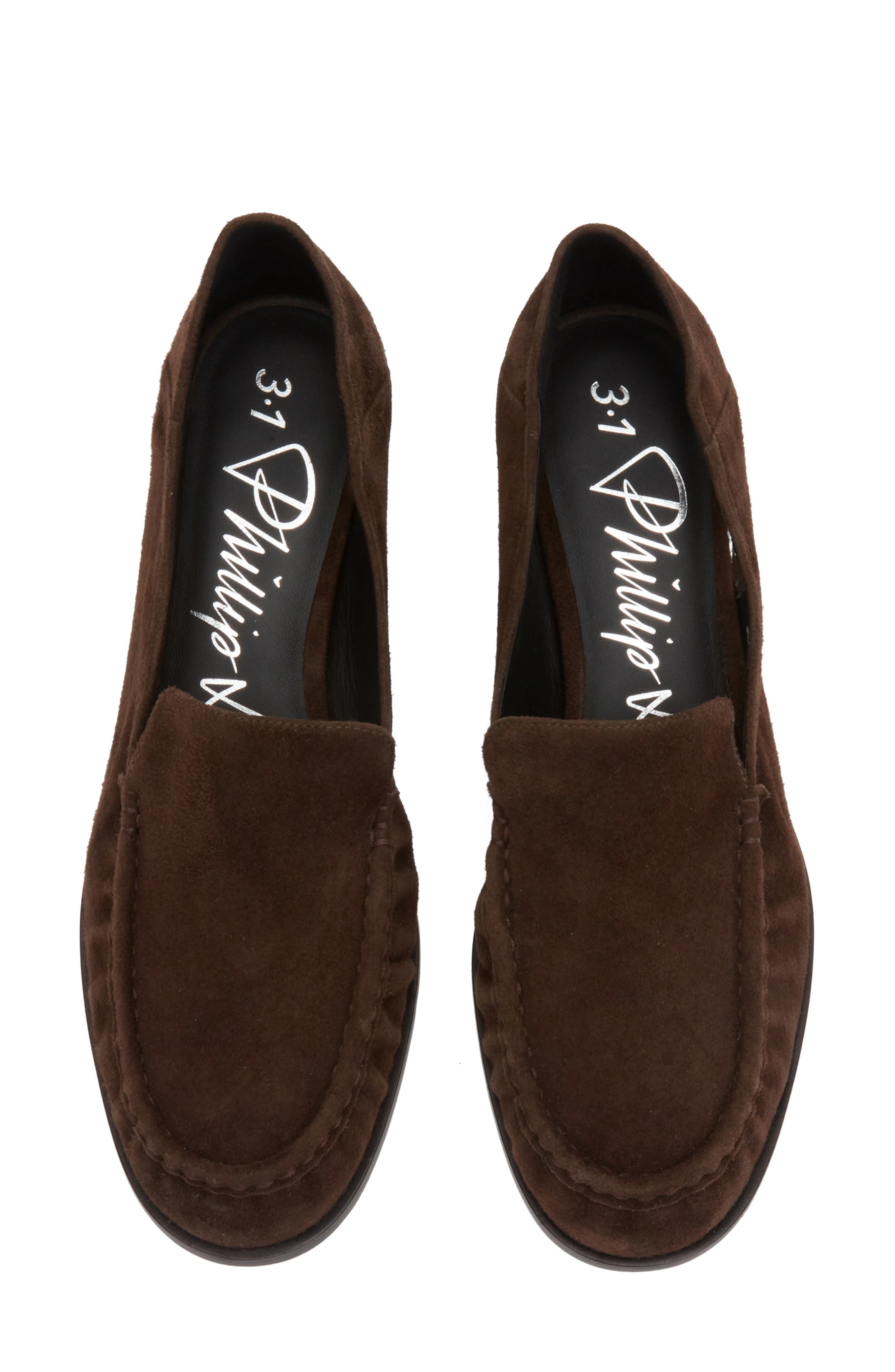 3.1 Phillip Lim Nadia Loafer Pump in Chocolate at Nordstrom - 3