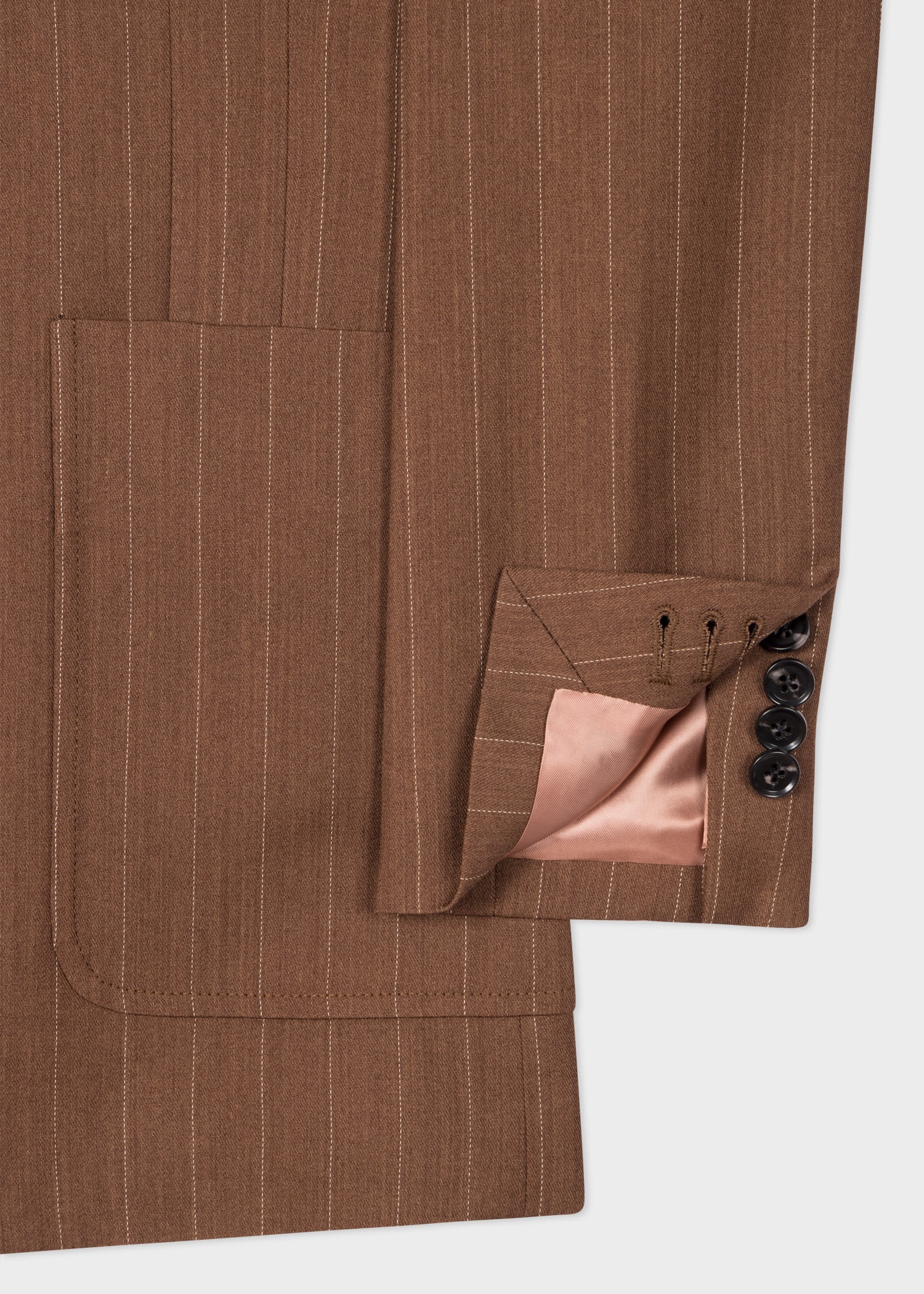 Wool-Blend Pinstripe Blazer - 3