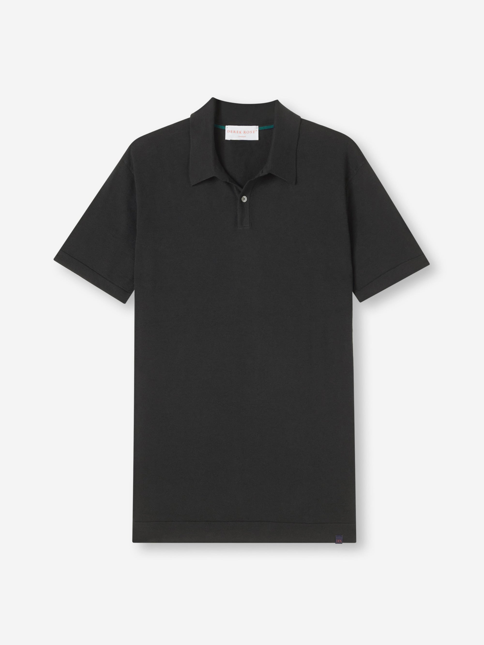 Men's Polo Shirt Jacob Sea Island Cotton Black - 2