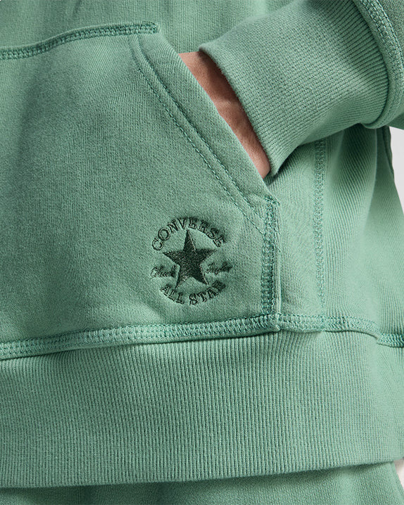 Converse Converse Gold Standard Loose-Fit Pullover Logo Hoodie 'Green' 10025917-A06 - 3