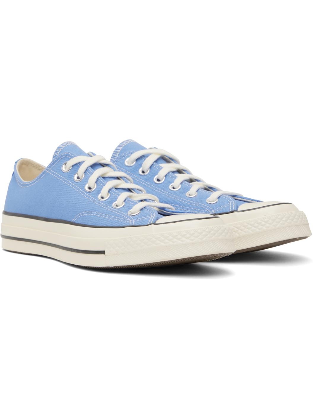 Blue Chuck 70 Low Top Sneakers - 4