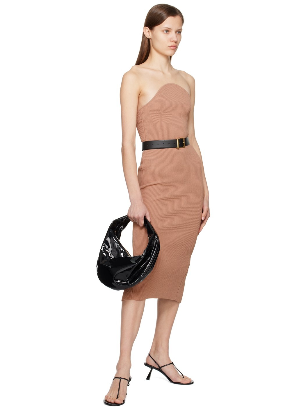 Tan 'The Rumer' Midi Dress - 4