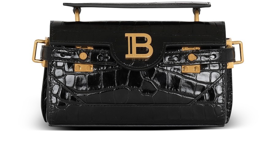 B-Buzz 19 bag in crocodile effect leather - 1