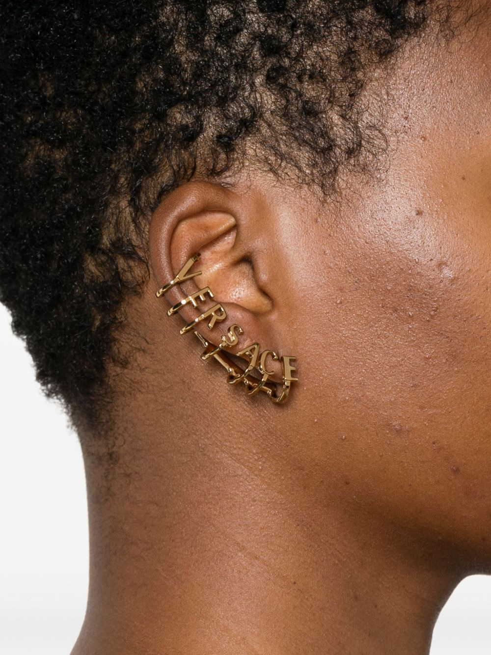 logo-lettering ear cuff - 2