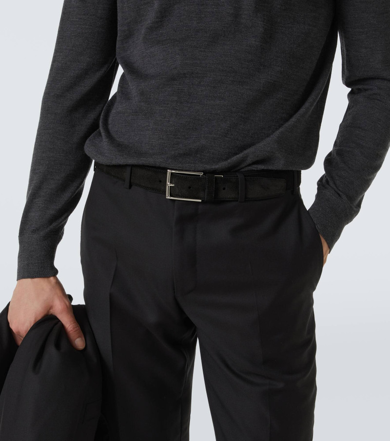 Canali Suede belt outlook