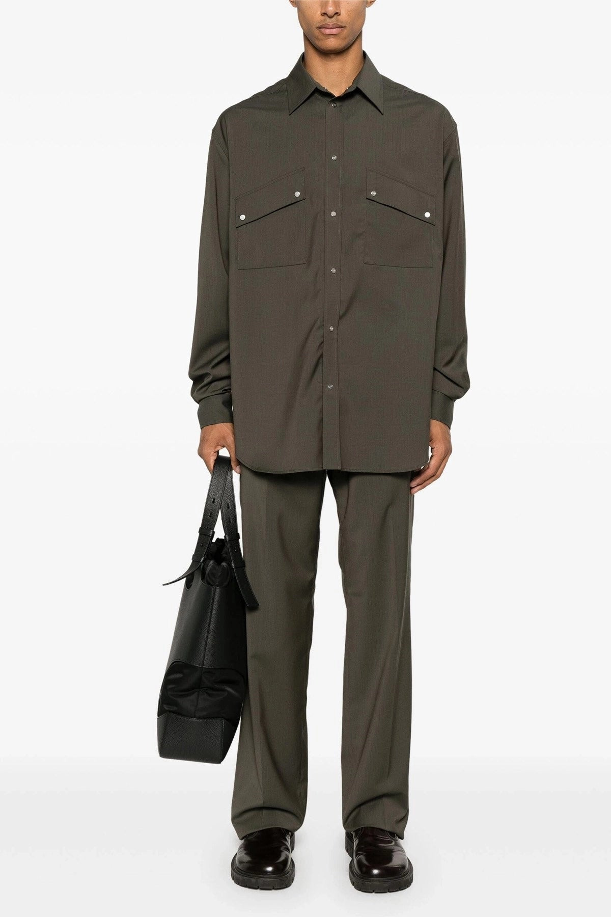 Fendi Men Wool Shirt - 2