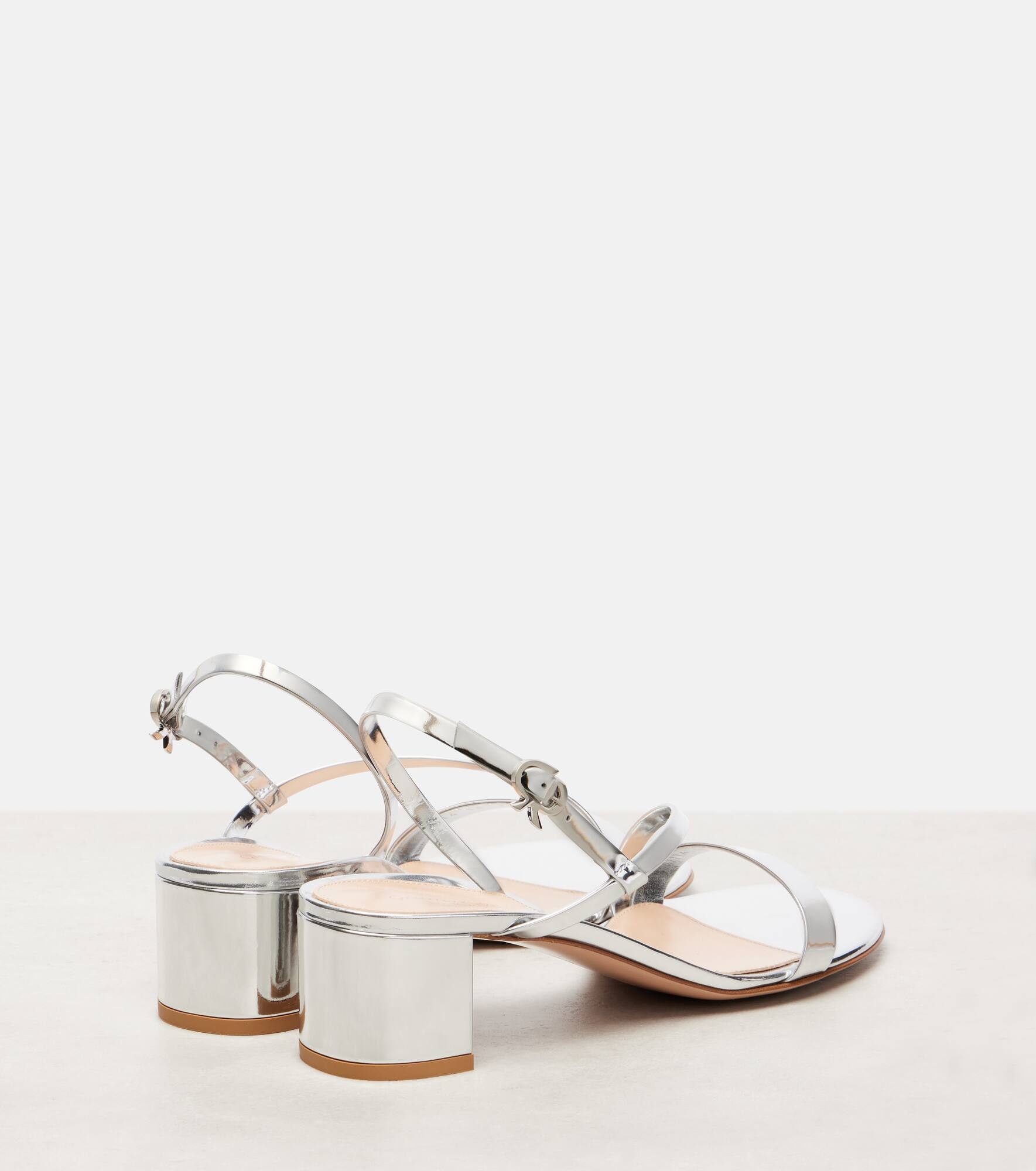 45 metallic leather sandals - 2