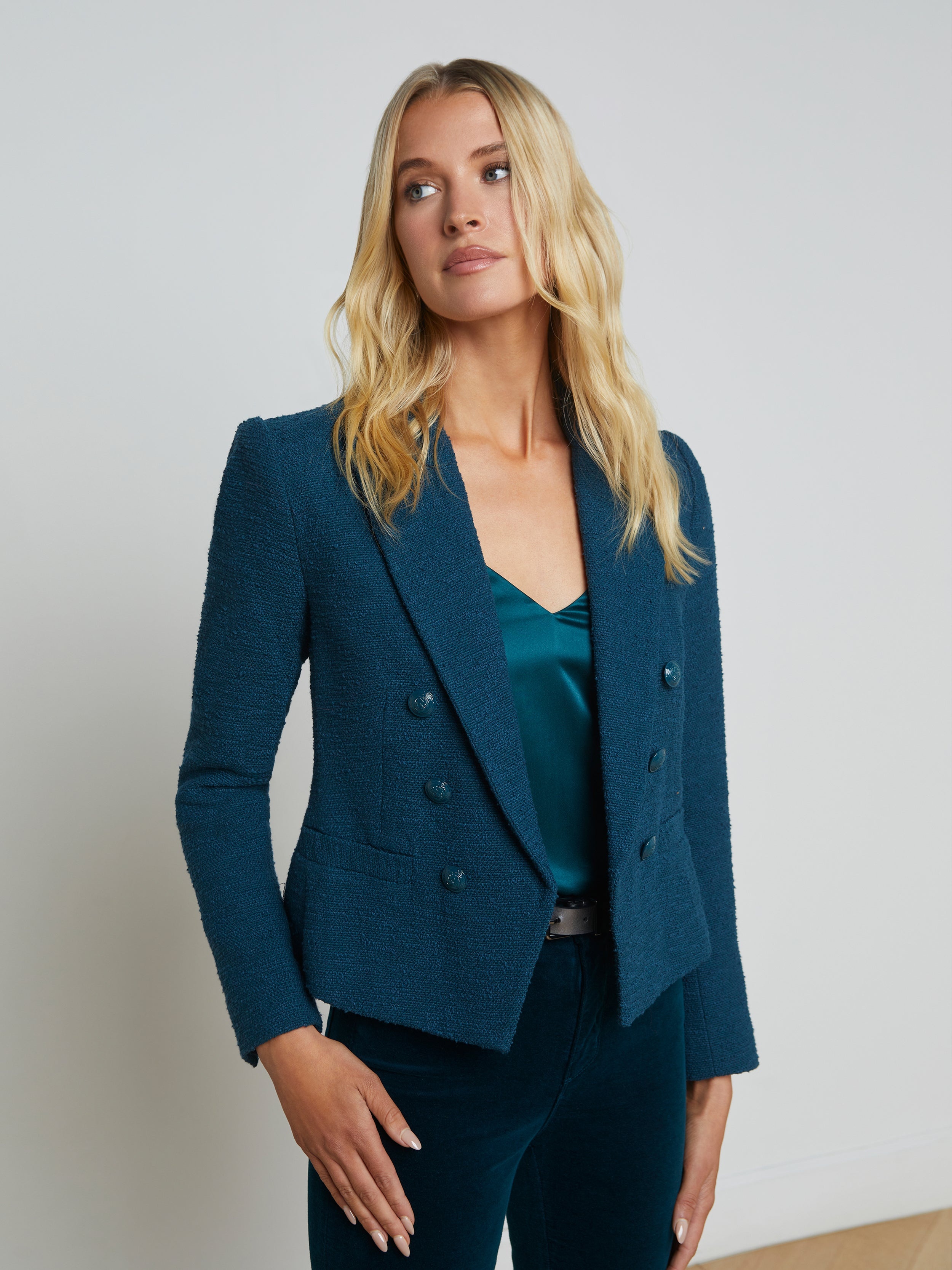 Brooke Open-Front Blazer - 2