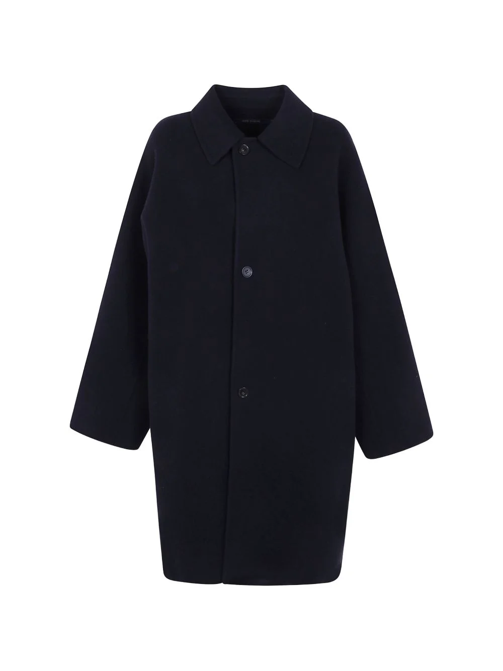 Carmine button-up wool coat - 1