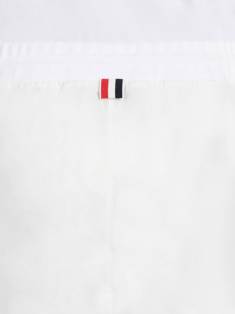 logo-patch mesh track shorts 6