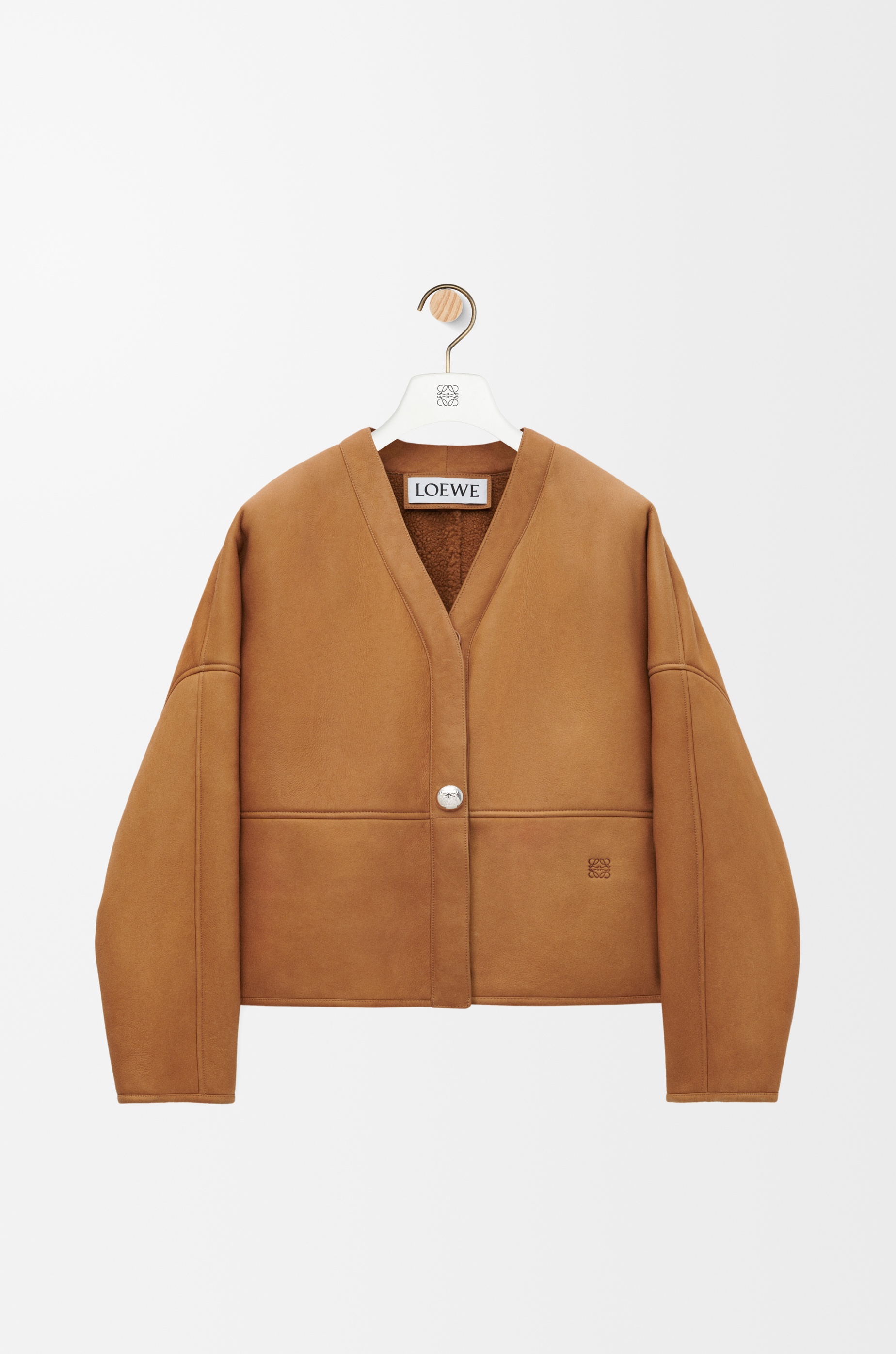 Cardigan in shearling - 1