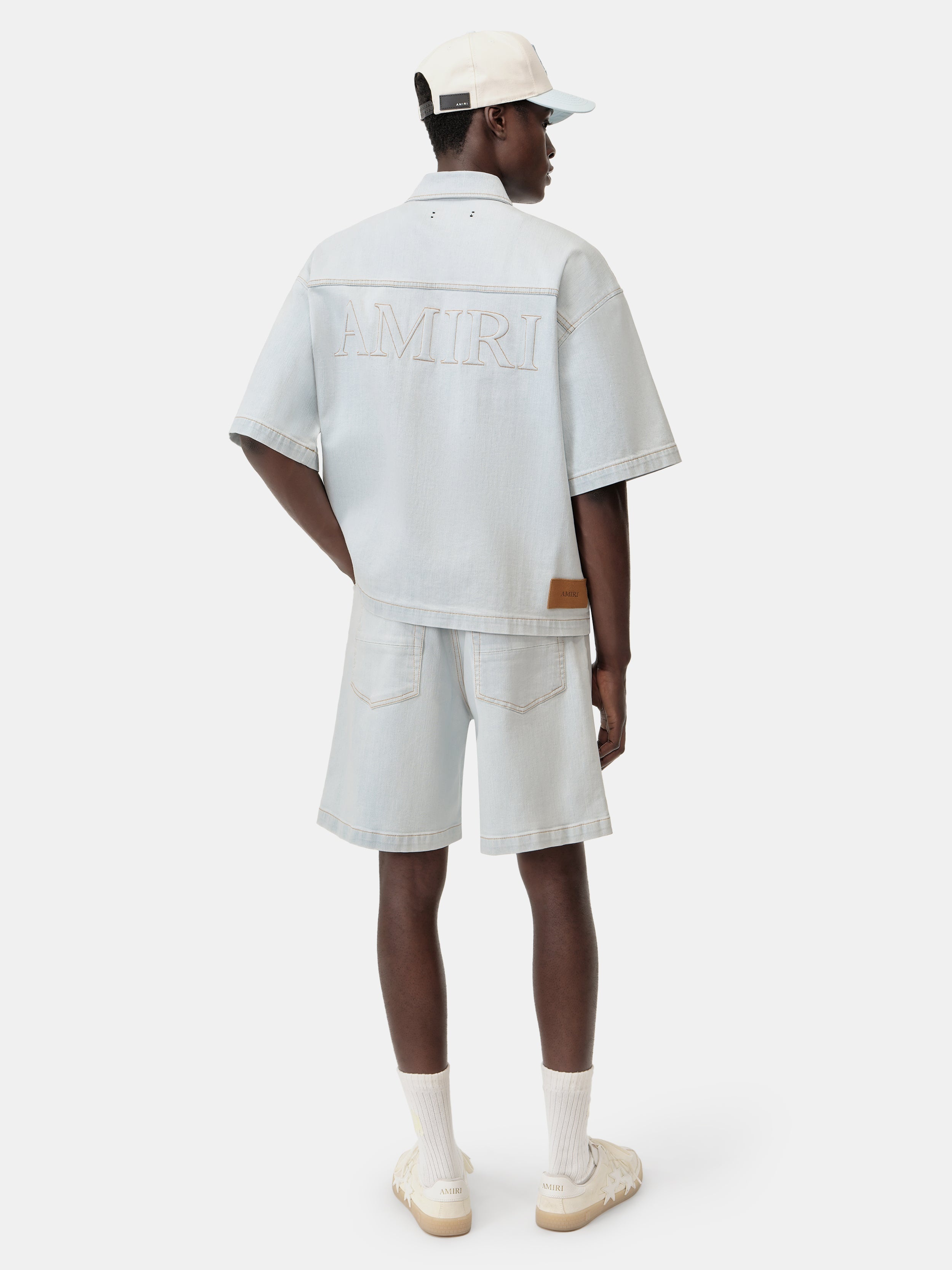 AMIRI 3D SHORT SLEEVE SNAP SHIRT - 2