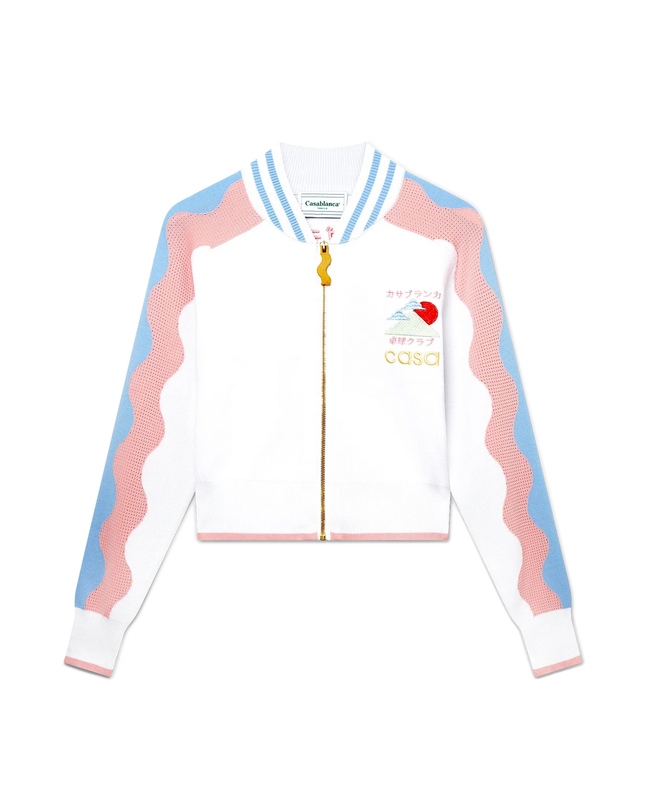 Pink Wave Tracksuit Top - 1