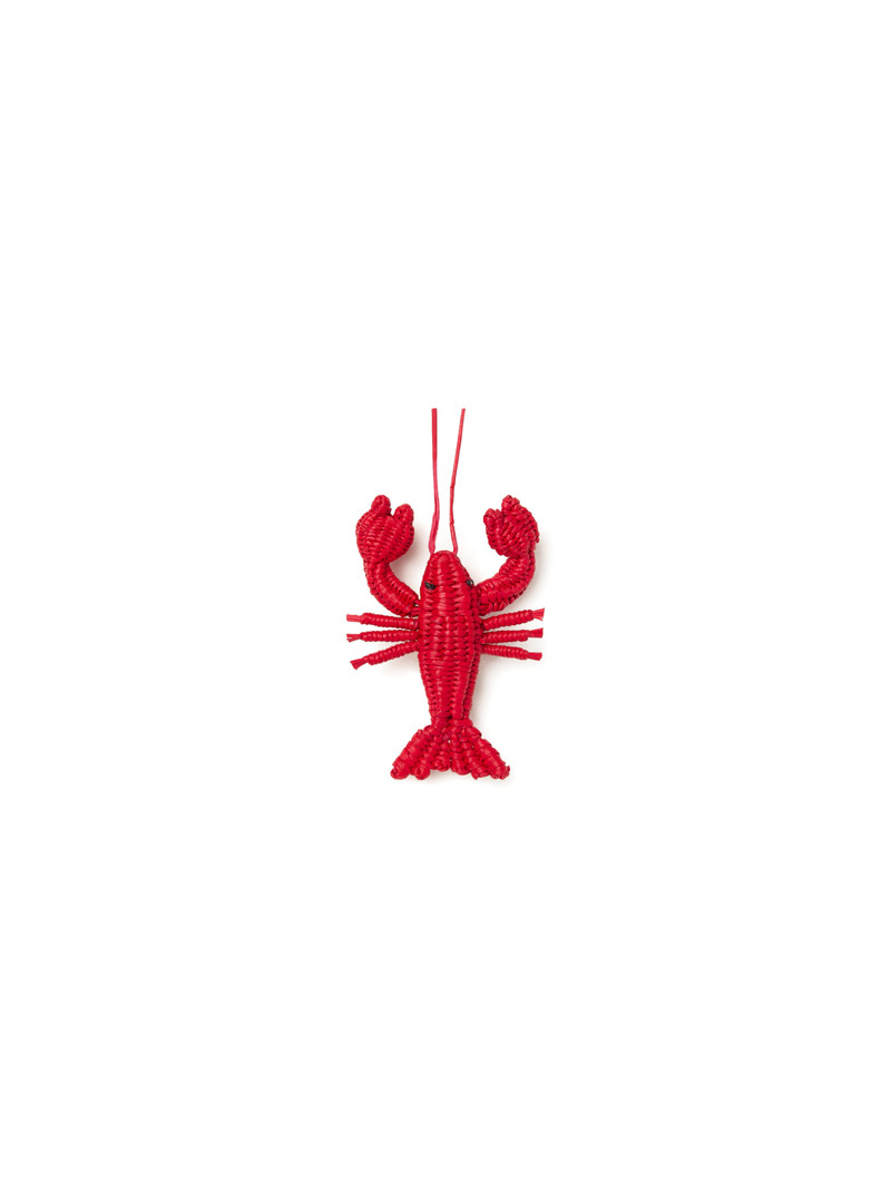 Lobster Embroidered Brooch 1