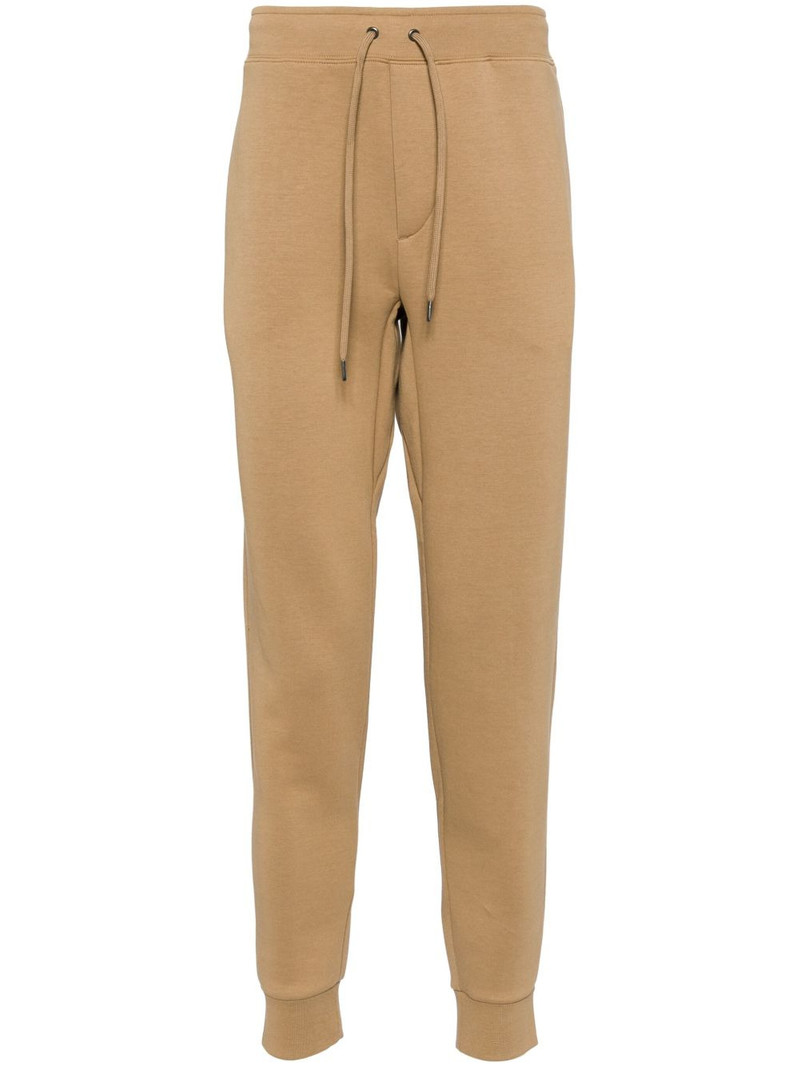 drawstring cotton-blend track pants 1