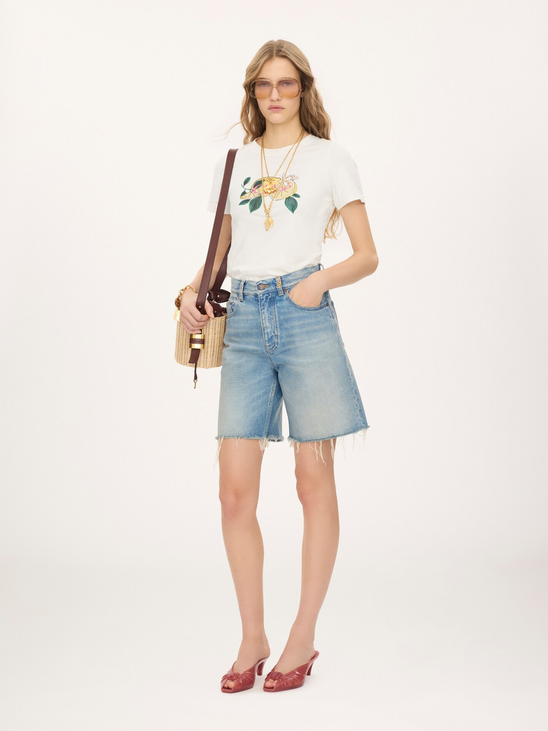 Chloé HIGH-RISE SHORTS IN DENIM outlook