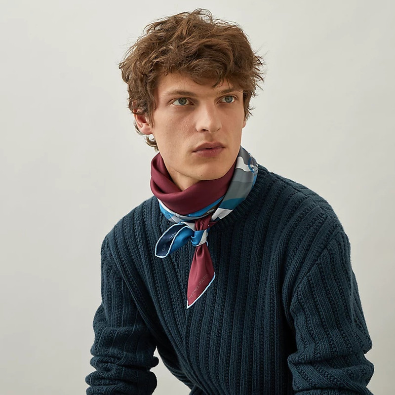 Hermes, Drive Me Crazy double face scarf 90 2