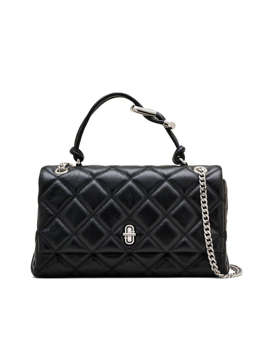 The Dual Chain Leather Shoulder Bag - 1