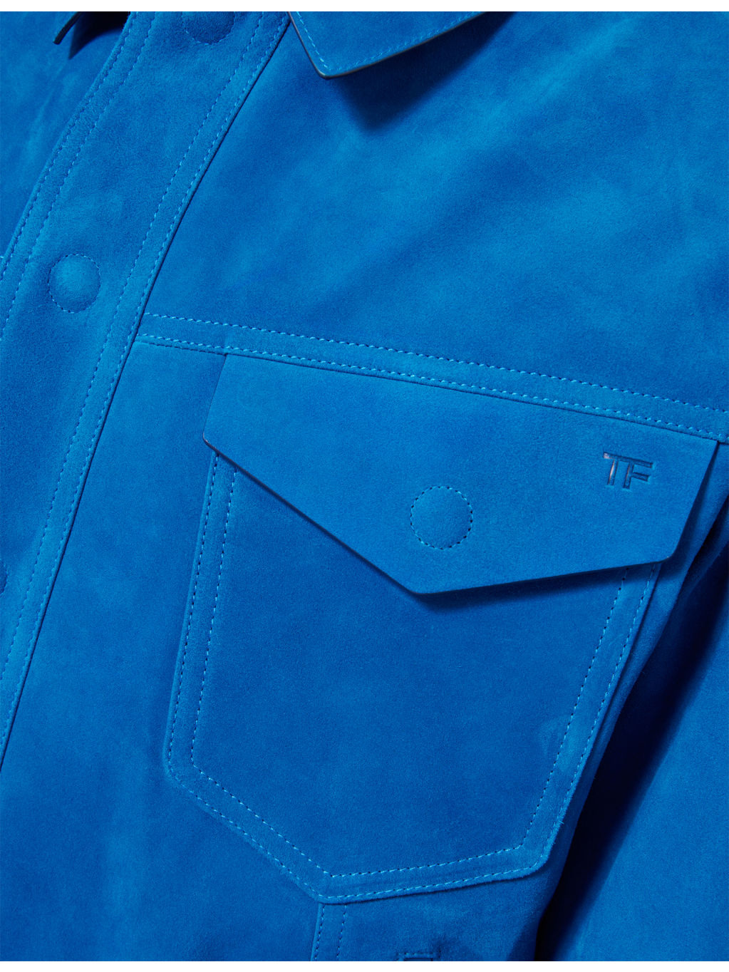 Regular-Fit Padded Suede Jacket - 7